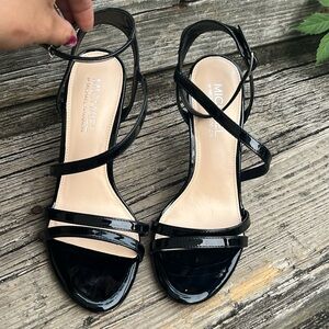 Michael Shannon Black Strappy Heels